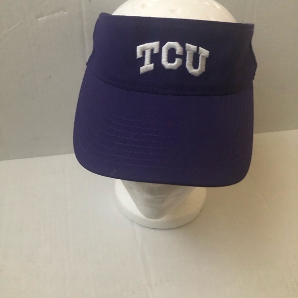TCU Horned Frogs NIKE Visor Cap Hat Texas Christian University Purple Football! - Picture 3 of 11